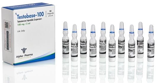Testobase (Testosterona Aquosa 100mg/10ml) Alpha Pharma